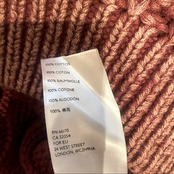 Free People Sweetheart Chunky Distressed Look Mock Neck Sweater Size XS - Picture 5 of 5